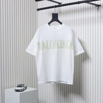 Balenciaga Masking Tape T-Shirt White 01