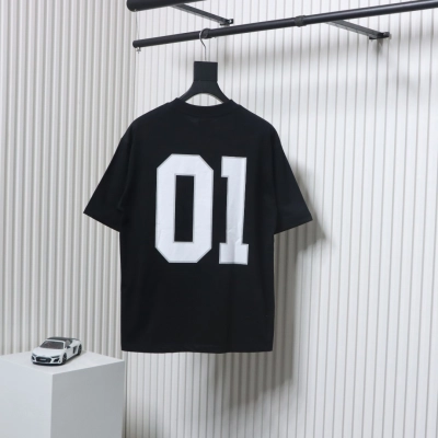 Balenciaga's New Embroidered Size 01 Basketball T-Shirt Black 02