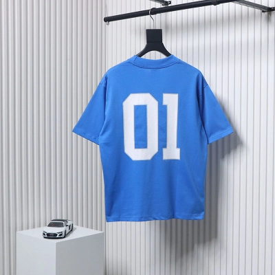 Balenciaga's New Embroidered Size 01 Basketball T-Shirt Blue 02