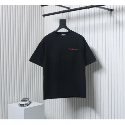 Balenciaga Tatami Embroidered T-shirt Black 01