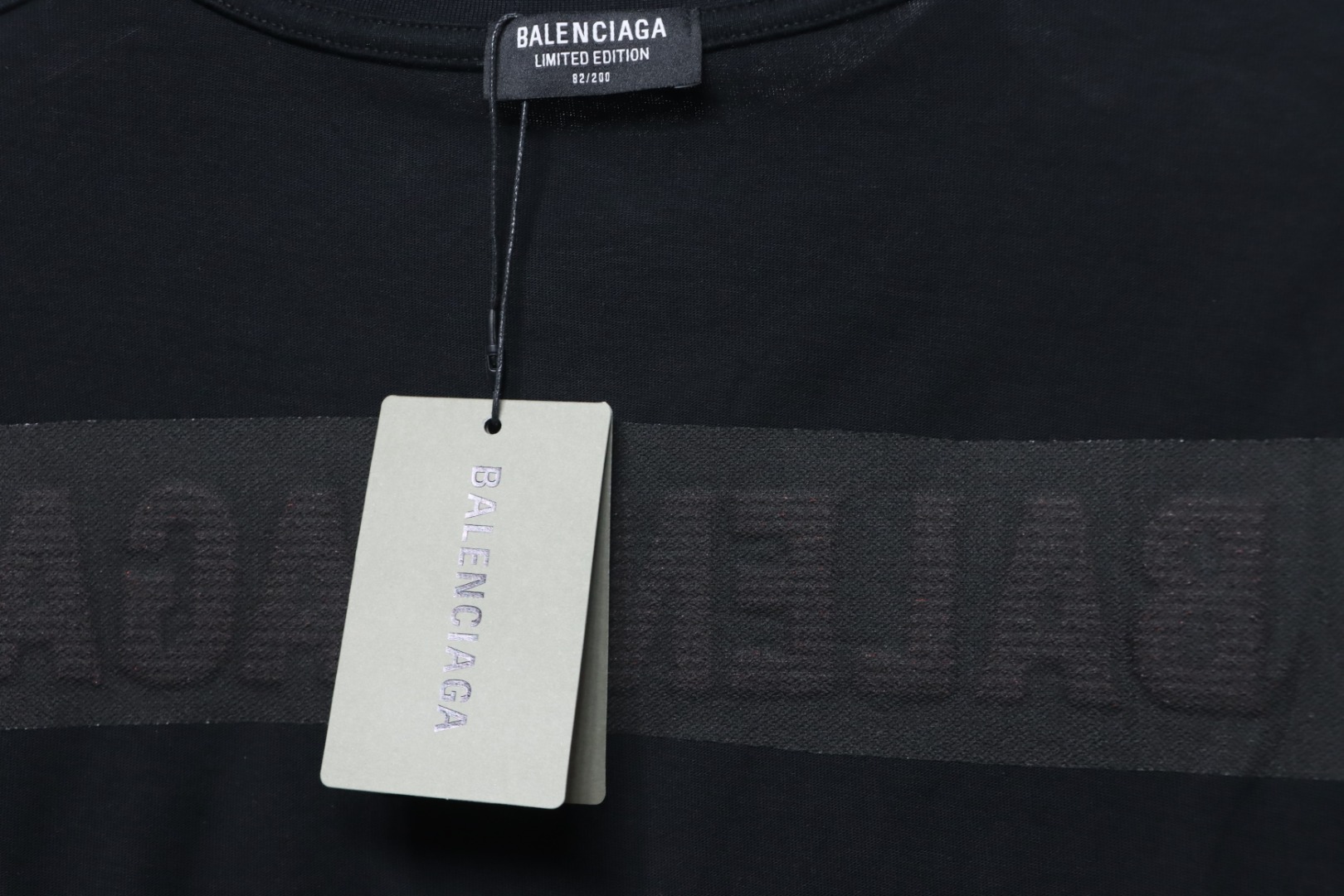 Balenciaga Tatami Embroidered T-shirt Black