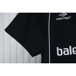 Balenciaga Co-branded Manchester United Football Embroidery T-shirt Black