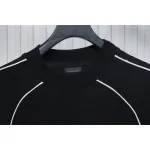 Balenciaga Co-branded Manchester United Football Embroidery T-shirt Black