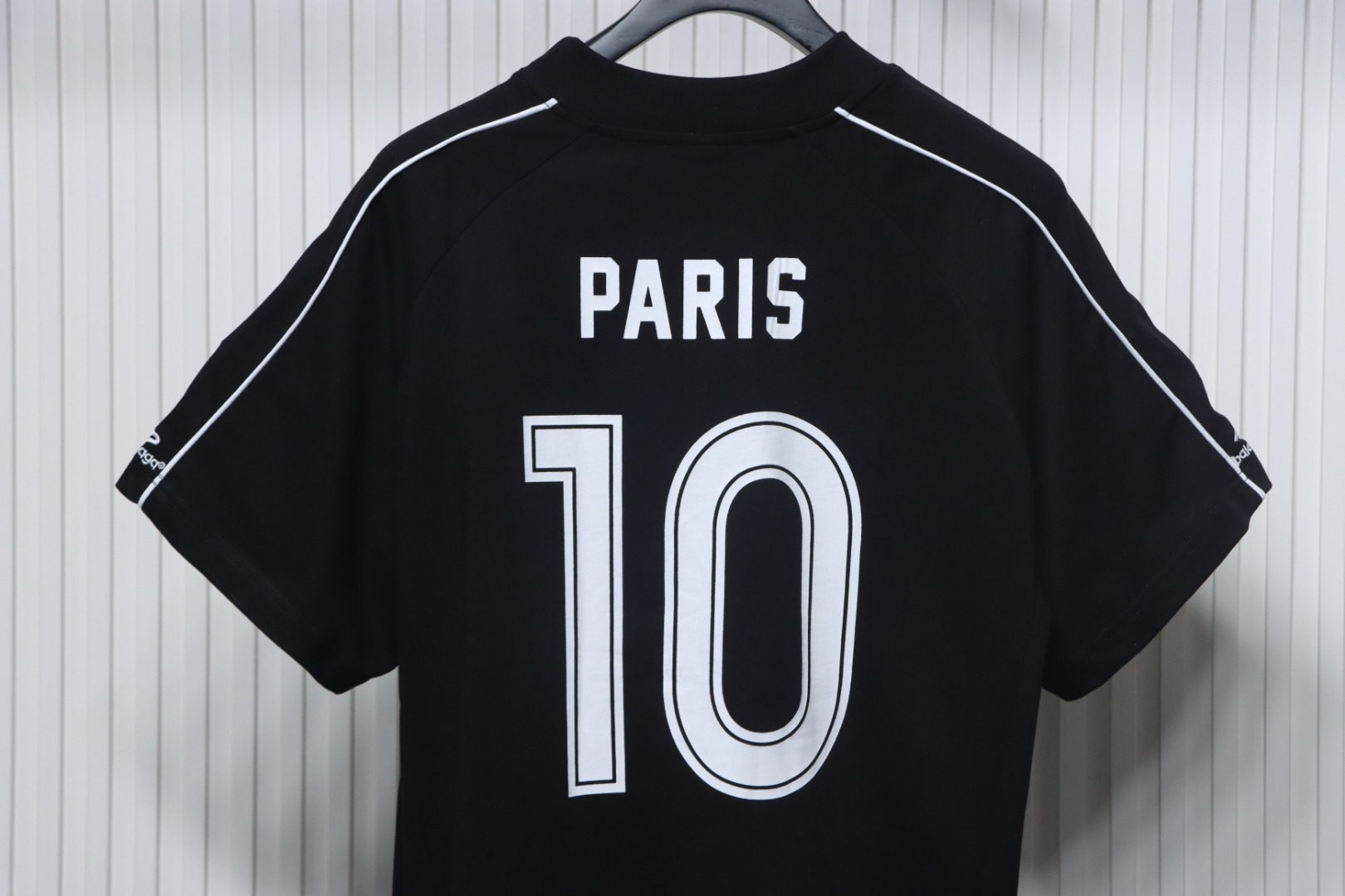 Balenciaga Co-branded Manchester United Football Embroidery T-shirt Black