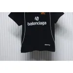 Balenciaga Co-branded Manchester United Football Embroidery T-shirt Black