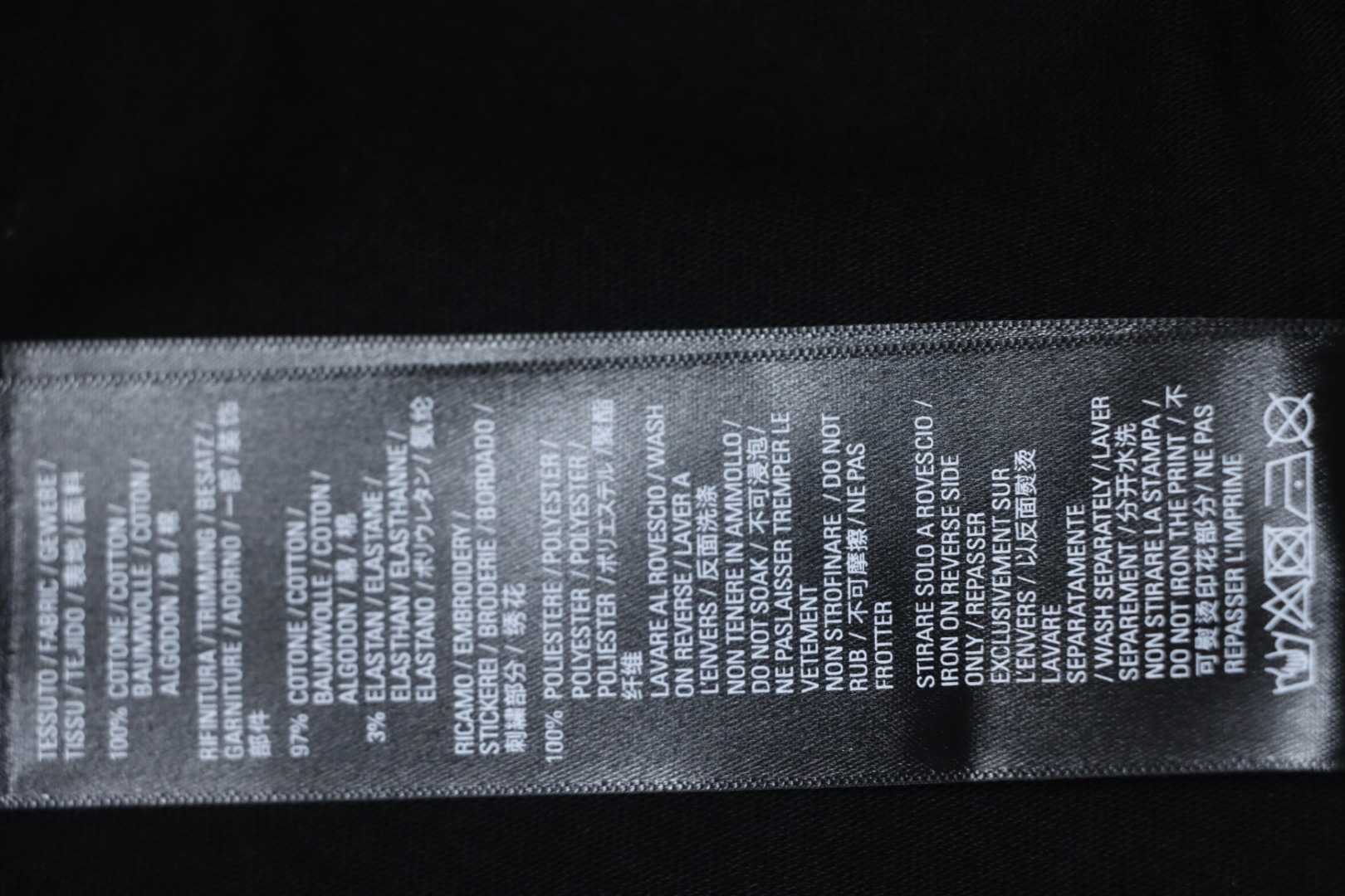 Balenciaga Co-branded Manchester United Football Embroidery T-shirt Black