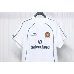 Balenciaga Co-branded Manchester United Football Embroidery T-shirt White