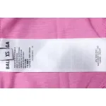 Balenciaga Co-branded Manchester United Football Embroidery T-shirt Pink