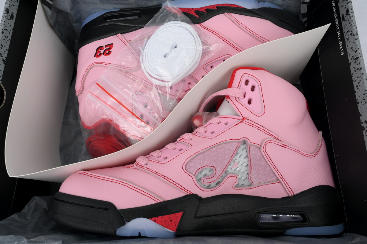 Top Version Air Jordan 5 Retro x Awake NY Arctic Pink DV4982-600