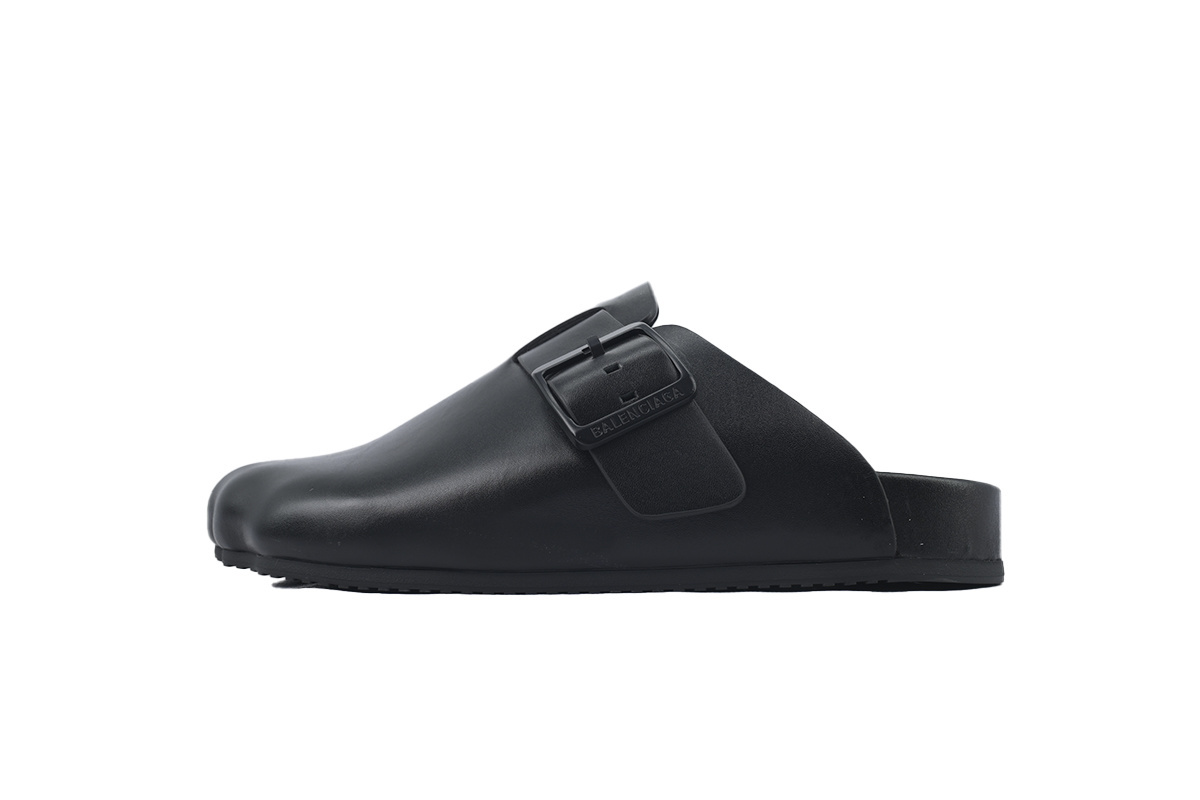Balenciaga Sunday Mule Black Matte Calfskin