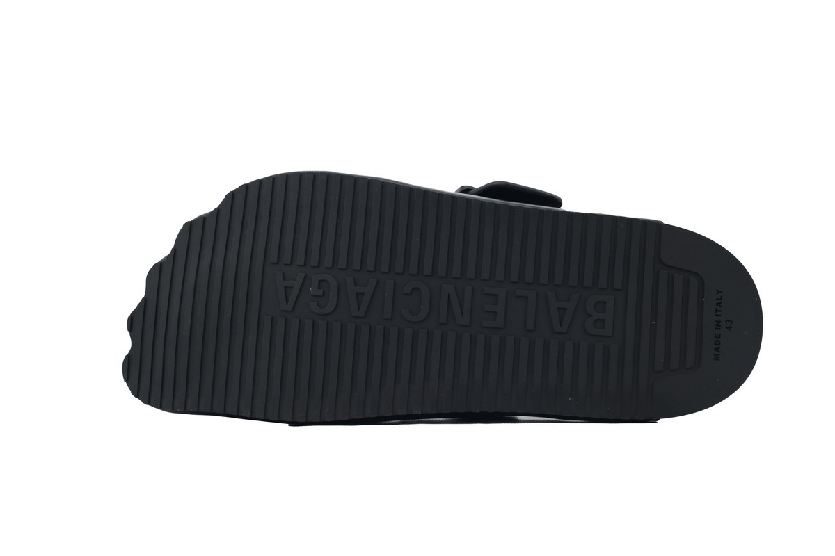 Balenciaga Sunday Mule Black Matte Calfskin