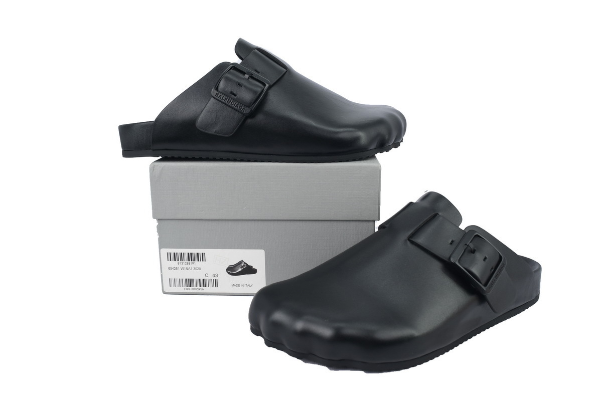 Balenciaga Sunday Mule Black Matte Calfskin