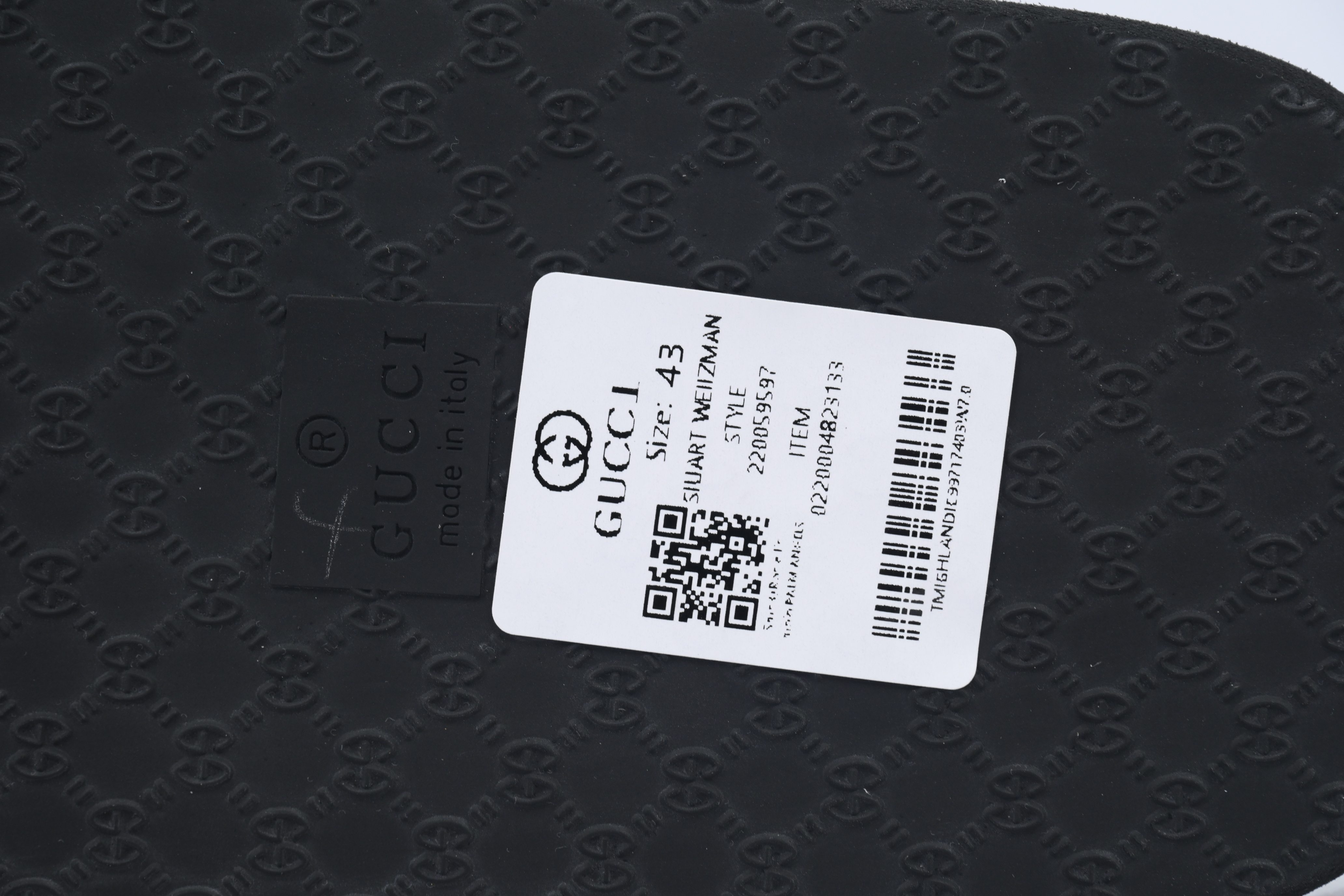 Gucci Flip Flops Black And White