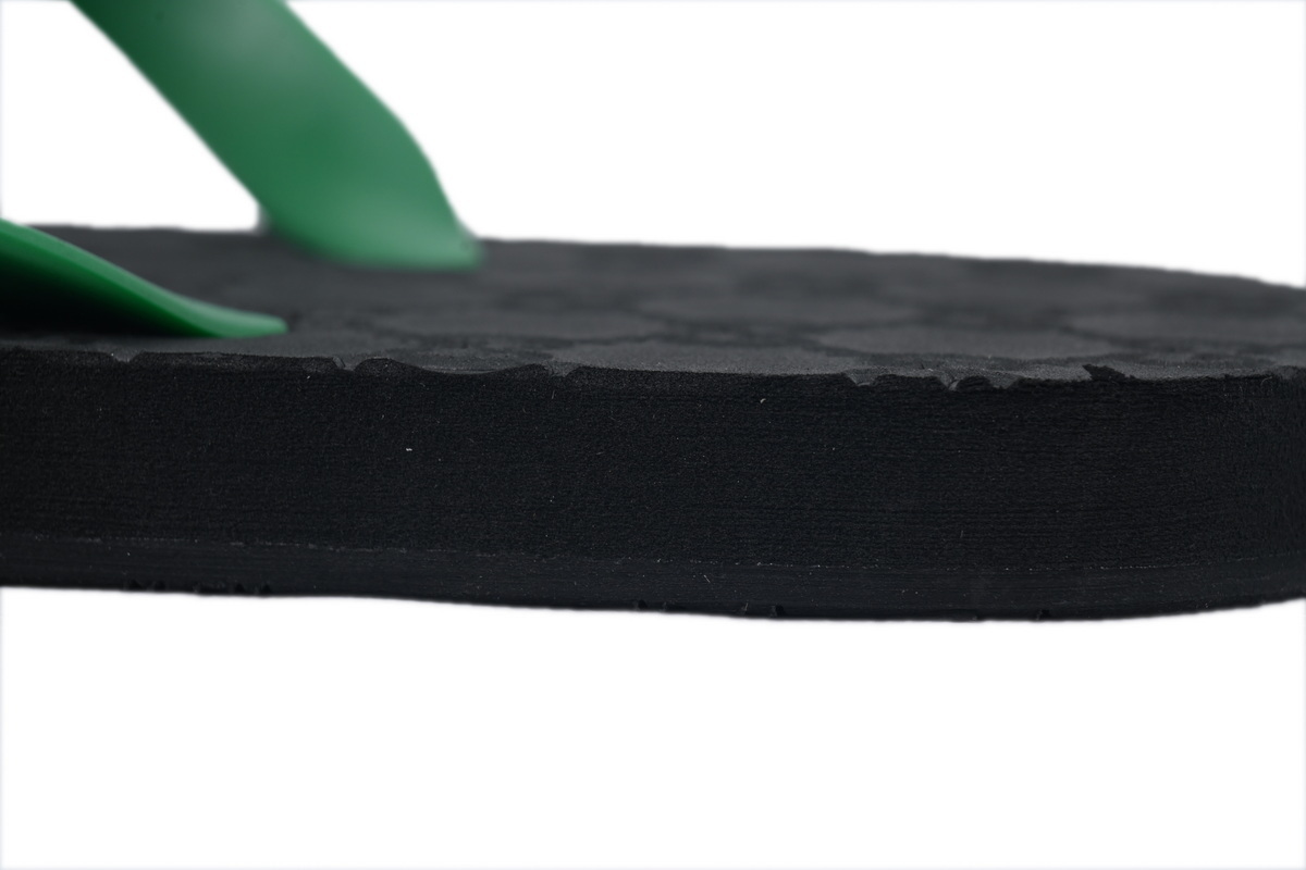 Gucci Slippers Double G Black Green