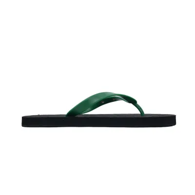 Gucci Slippers Double G Black Green 02