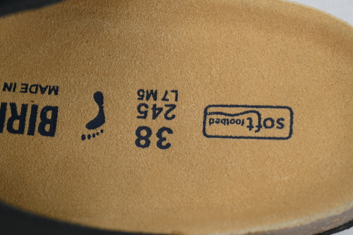 Birkenstock Boston Soft Footbed Black Leather Surface