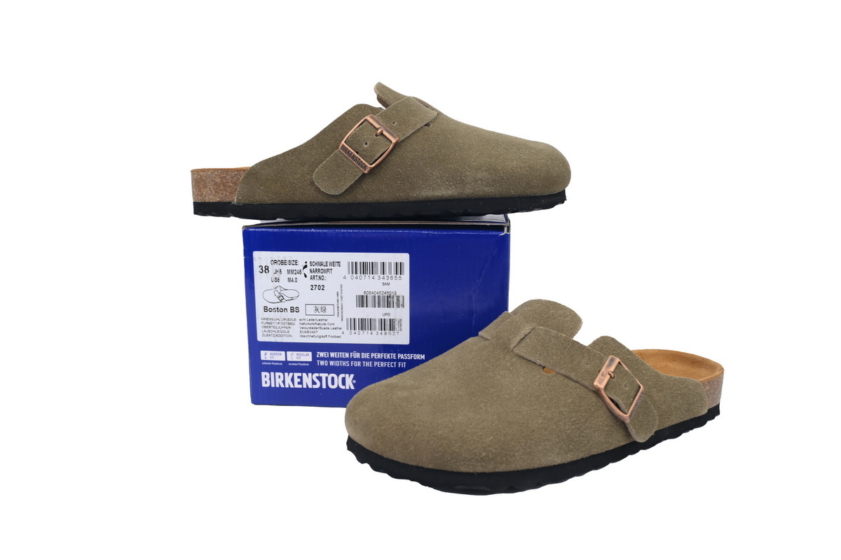  Birkenstock Boston Soft Footbed  Grayish Green