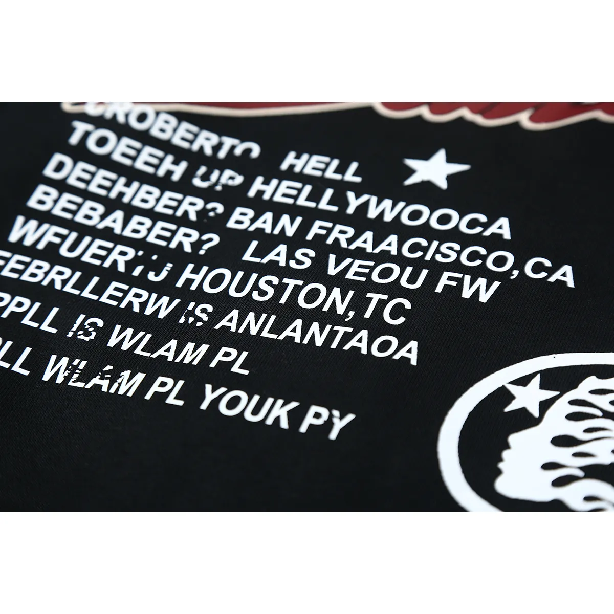 Hellstar Studios Records Tour Hoodie Black