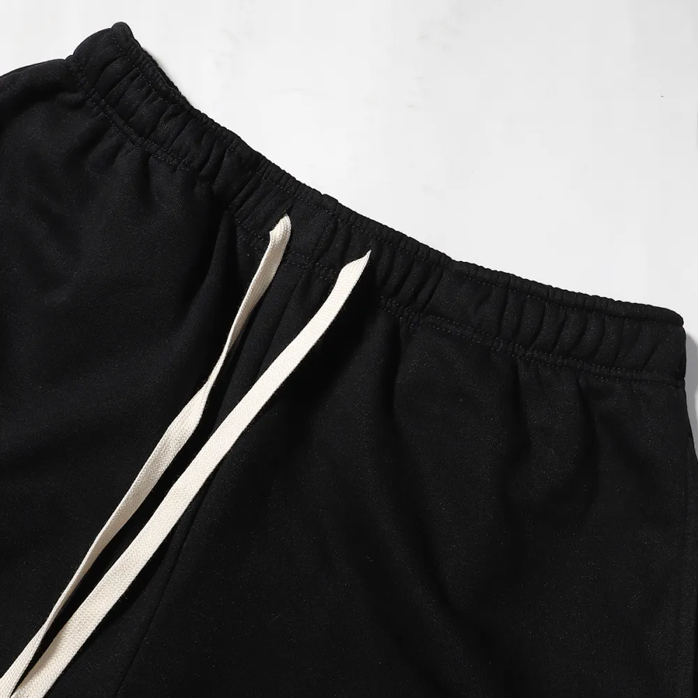 Hellstar Angry Skull Print Logo Black Shorts