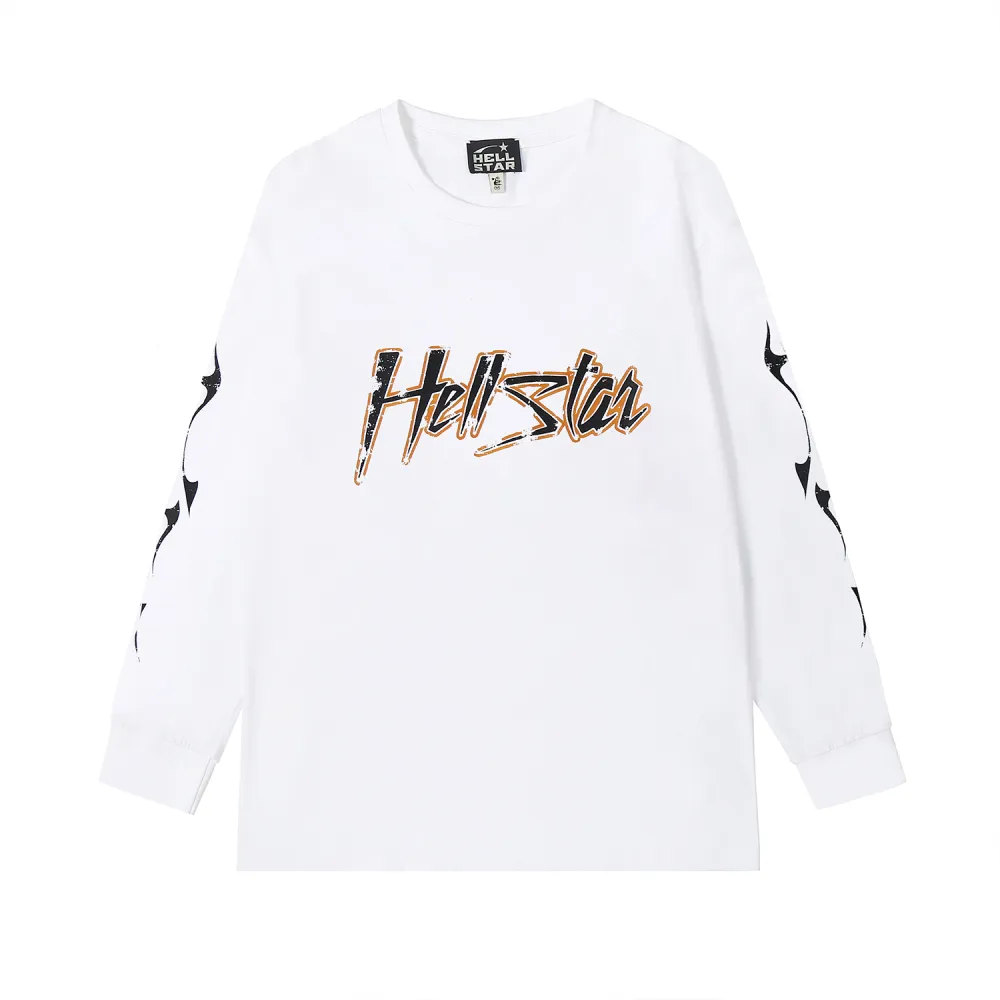 Hellstar Capsule 8 Long Sleeve White