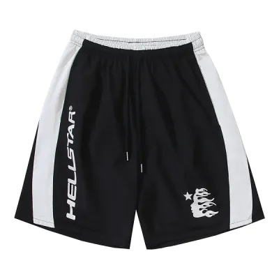 Hellstar Capsule 9 nylon shorts #751 Black/Red/Blue/Green 02