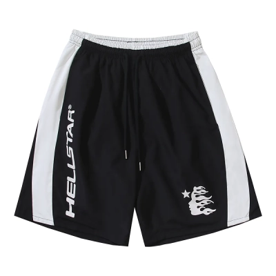 Hellstar Capsule 9 nylon shorts #751 Black/Red/Blue/Green 02