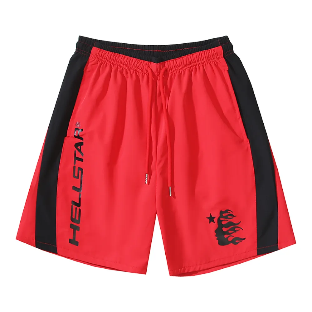 Hellstar Capsule 9 nylon shorts #751 Black/Red/Blue/Green