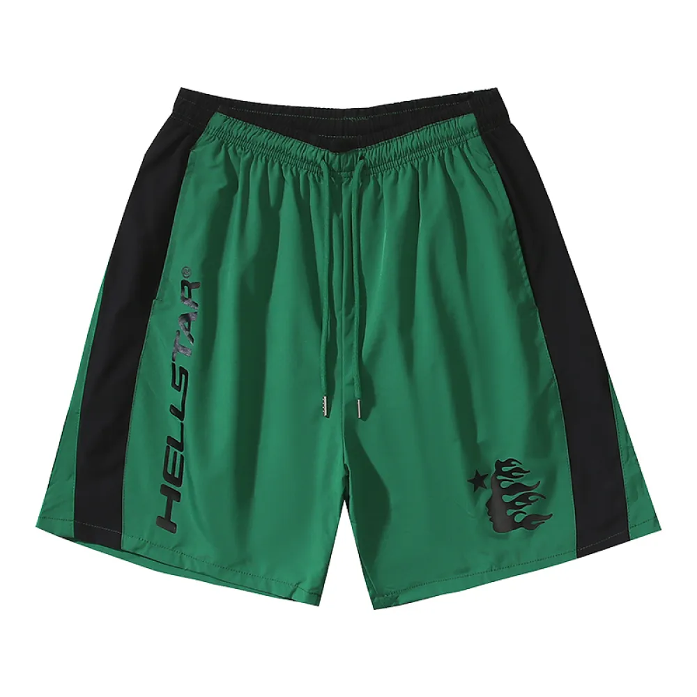 Hellstar Capsule 9 nylon shorts #751 Black/Red/Blue/Green