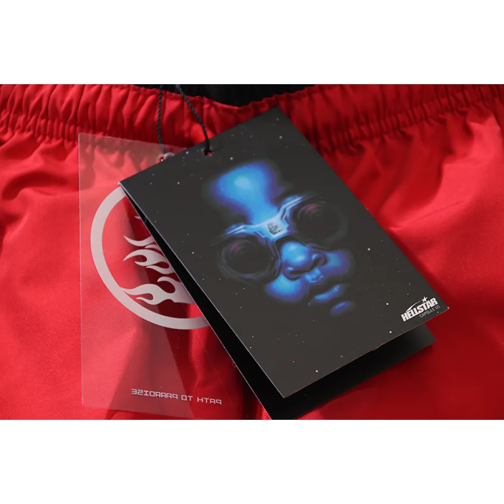 Hellstar Capsule 9 nylon shorts #751 Black/Red/Blue/Green