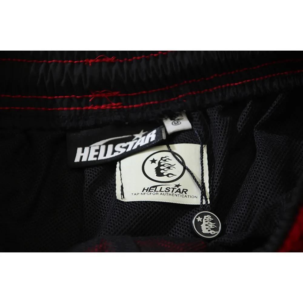 Hellstar Capsule 9 nylon shorts #751 Black/Red/Blue/Green