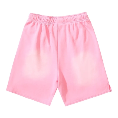 Hellstar Flame Shorts Pink/Black/Grey 02