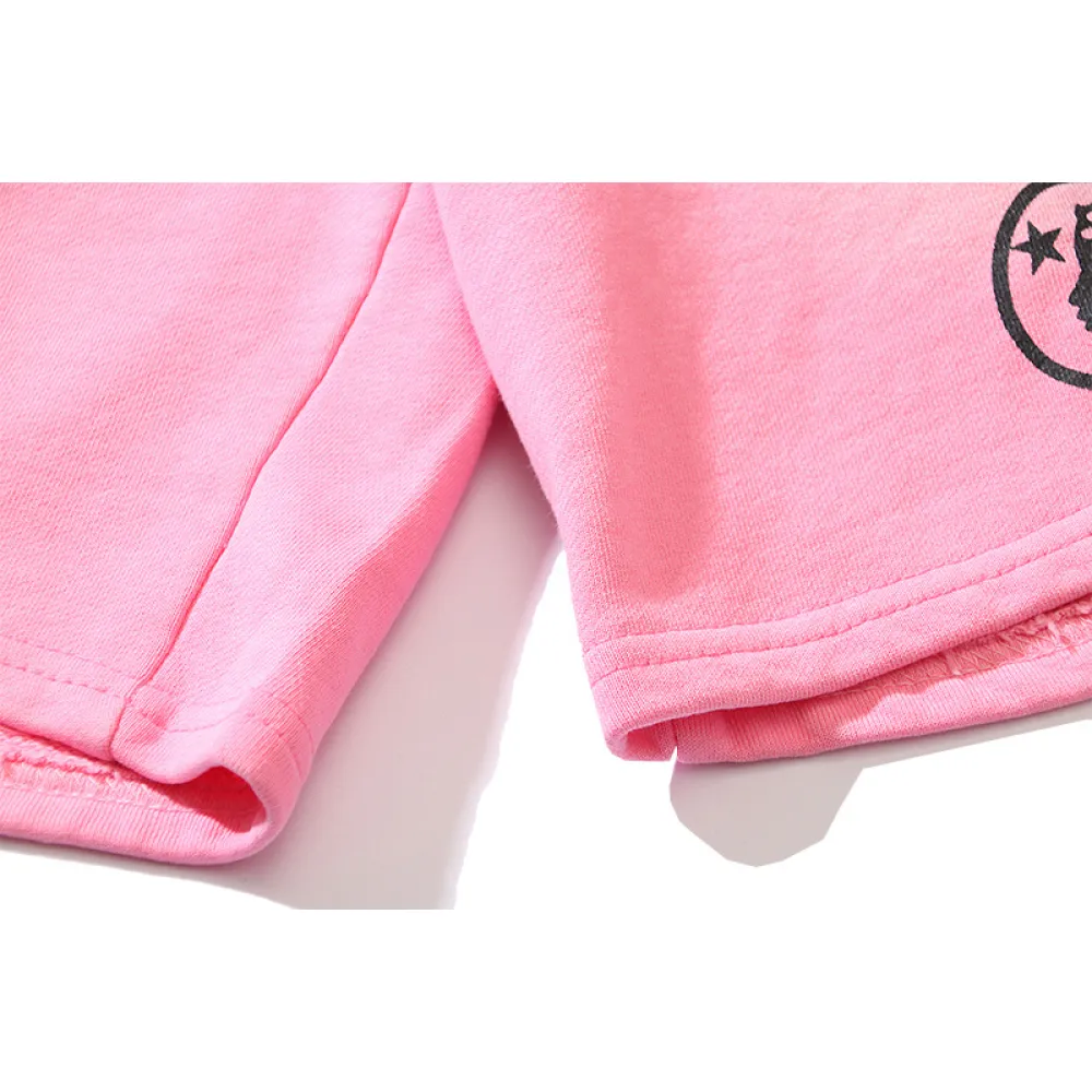 Hellstar Flame Shorts Pink/Black/Grey