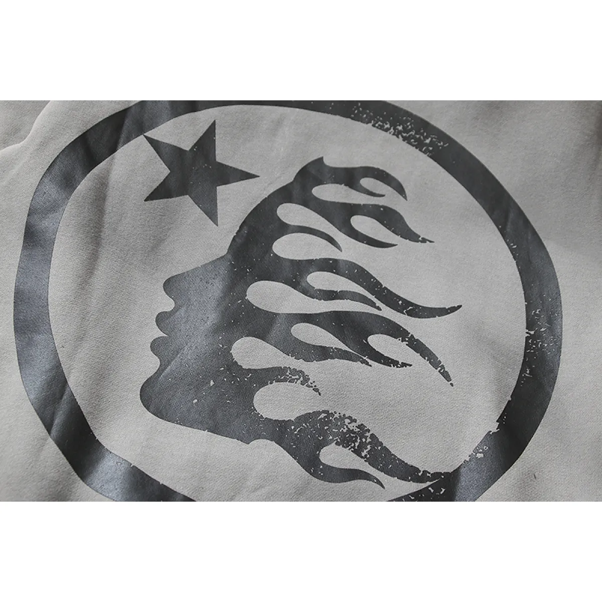 Hellstar Future Flame Hoodie Grey