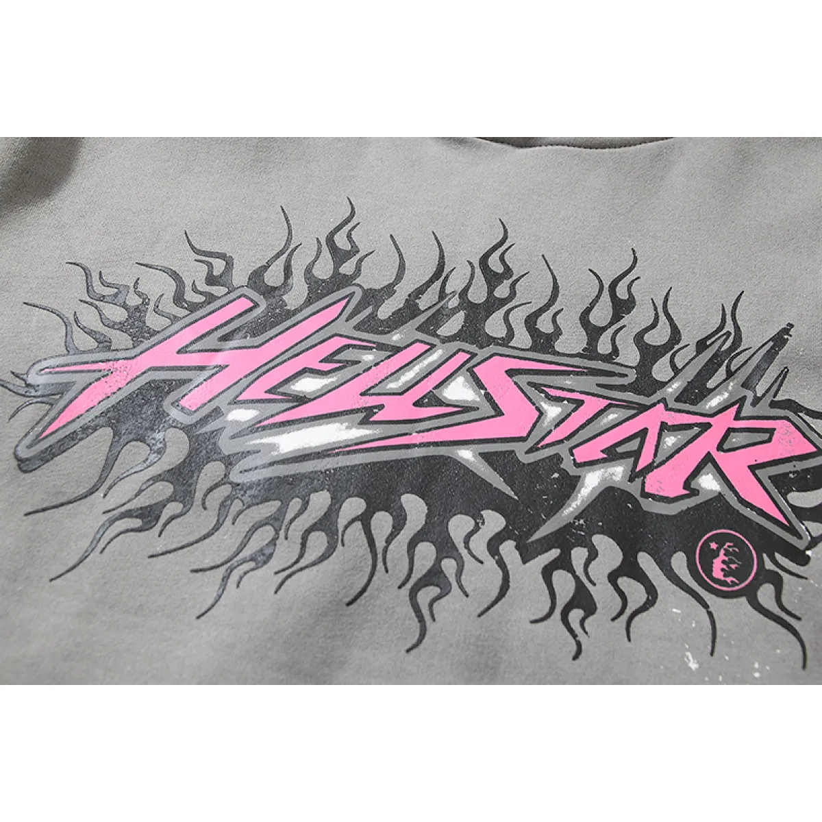 Hellstar Future Flame Hoodie Grey
