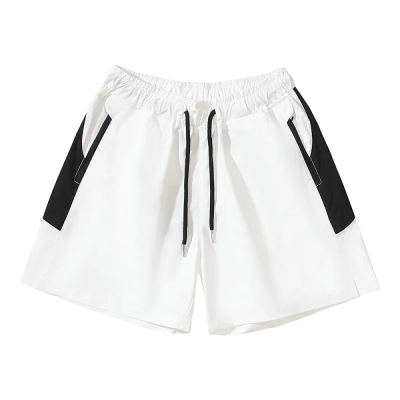 Hellstar Leisure Sports Summer Outdoor Beach Short #765 White/Black 01