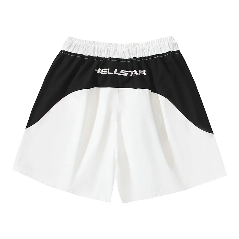 Hellstar Leisure Sports Summer Outdoor Beach Short #765 White/Black