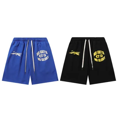 Hellstar No Guts No Glory Shorts #2512 Black/Blue 01