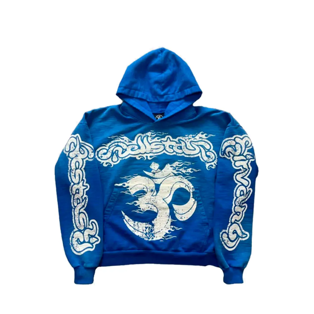 Hellstar Studios Hooded Sweatshirt Blue