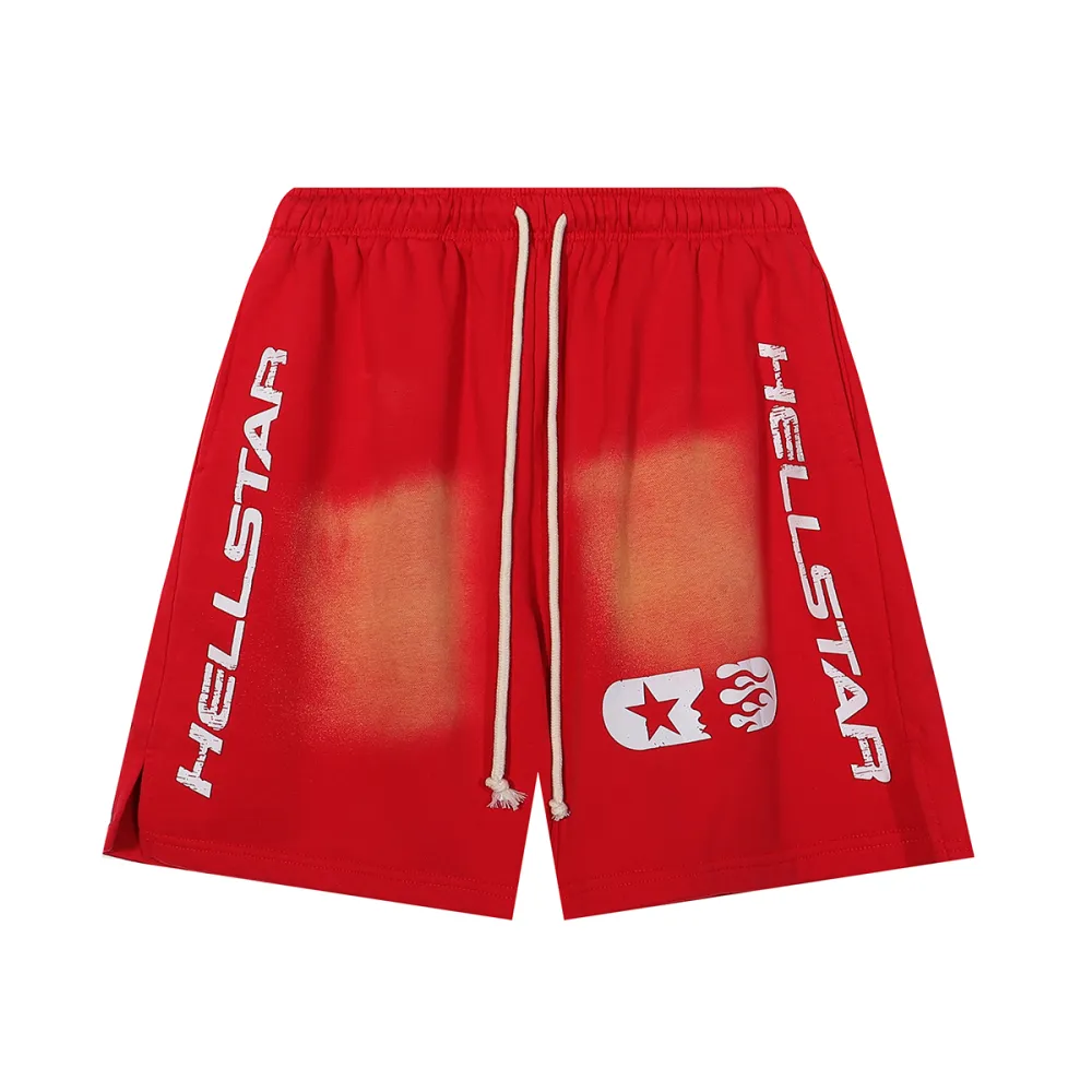 Hellstar Studios Shorts Grey/Red