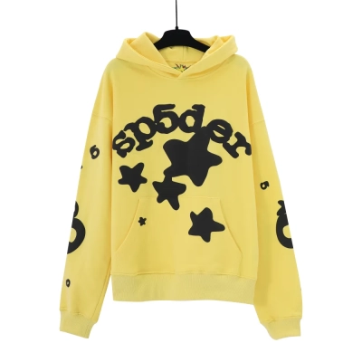 Sp5der Yellow Beluga Hoodie 02