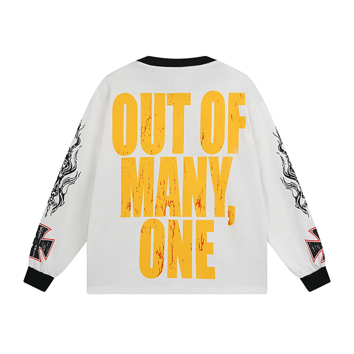 Godspeed Long Lonely Road Long Sleeve T-shirt #3100 White