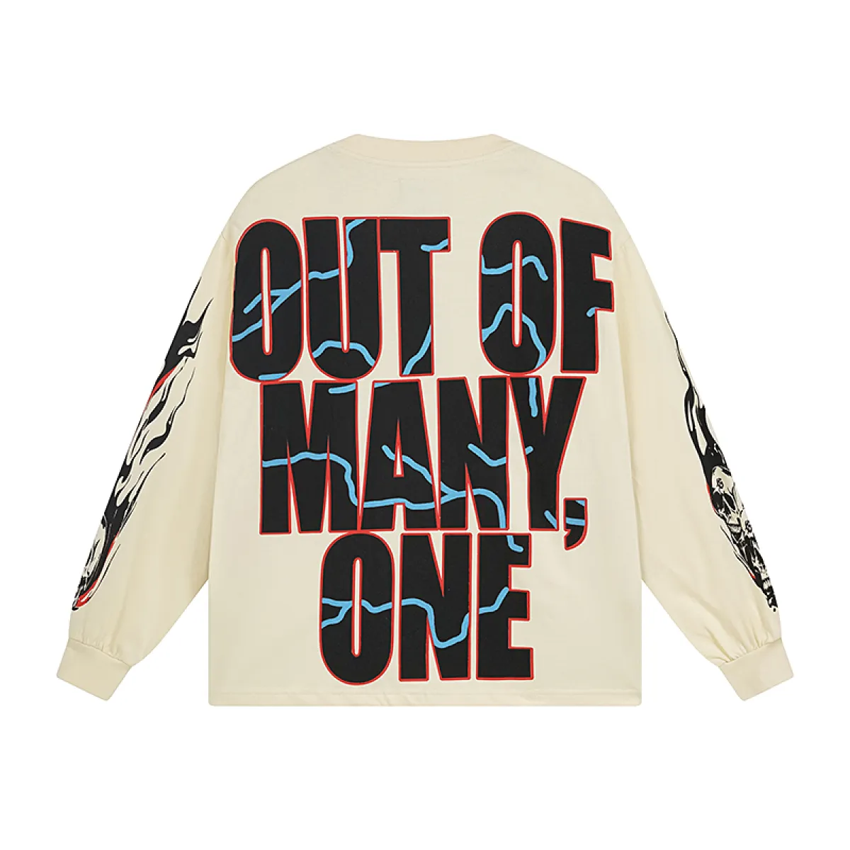 Godspeed Pitstop Thermal Long Sleeve T-shirt #3101 White/Apricot