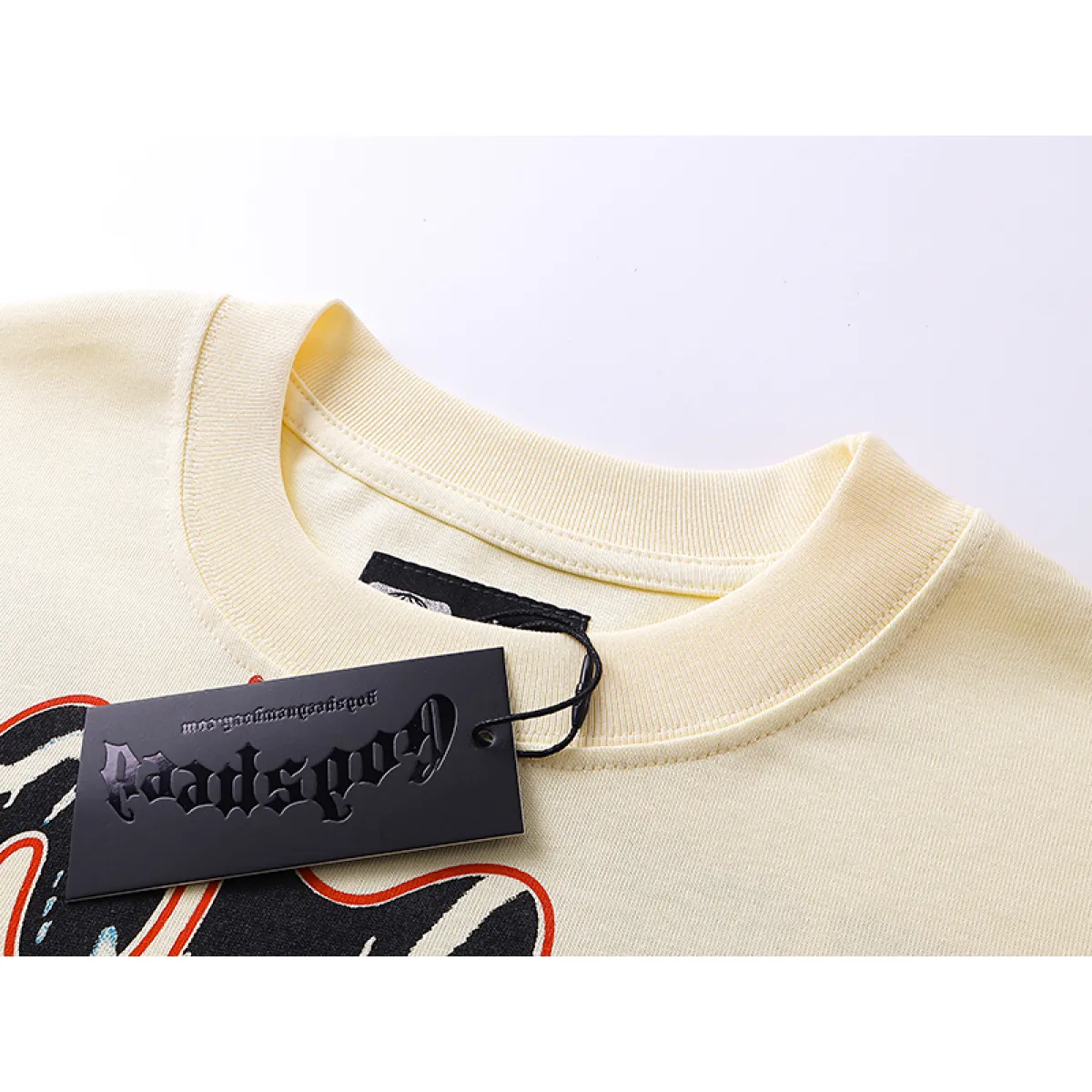 Godspeed Pitstop Thermal Long Sleeve T-shirt #3101 White/Apricot