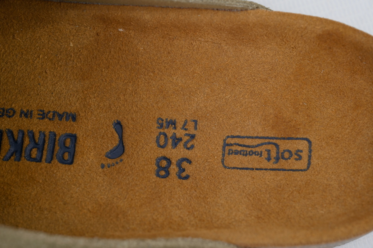 Birkenstock Boston Soft Footbed Suede Leather Taupe