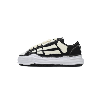 Maison Mihara Yasuhiro x AMIRI Skel-Top Low Black AMFOSR1076-001 01