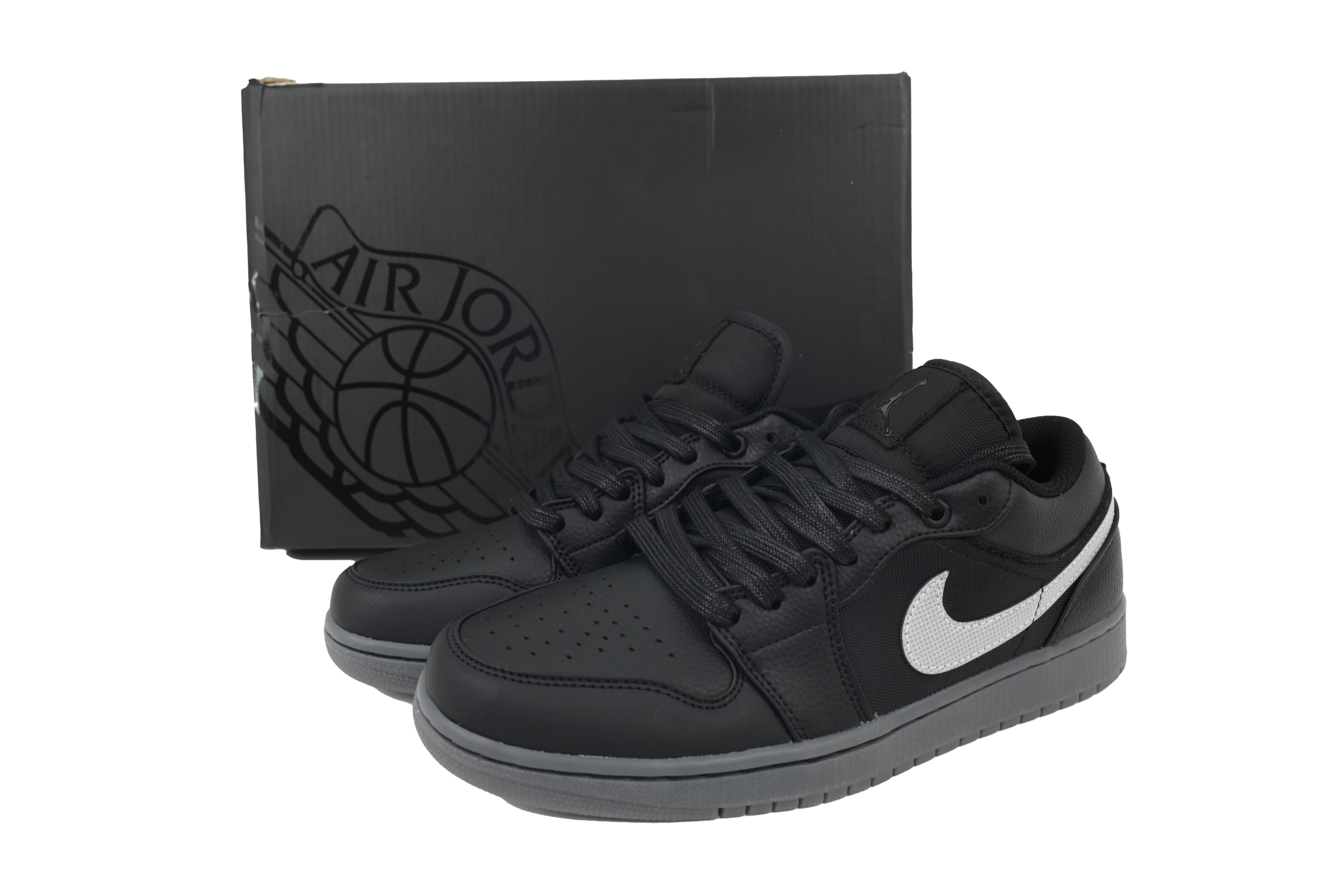 Air Jordan 1 Low Black White Dark Gum HV5968-001 