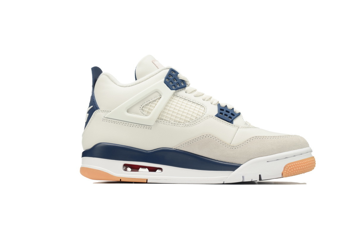 TOP Version Air Jordan 4 Retro x Nike SB Navy DR5415-100
