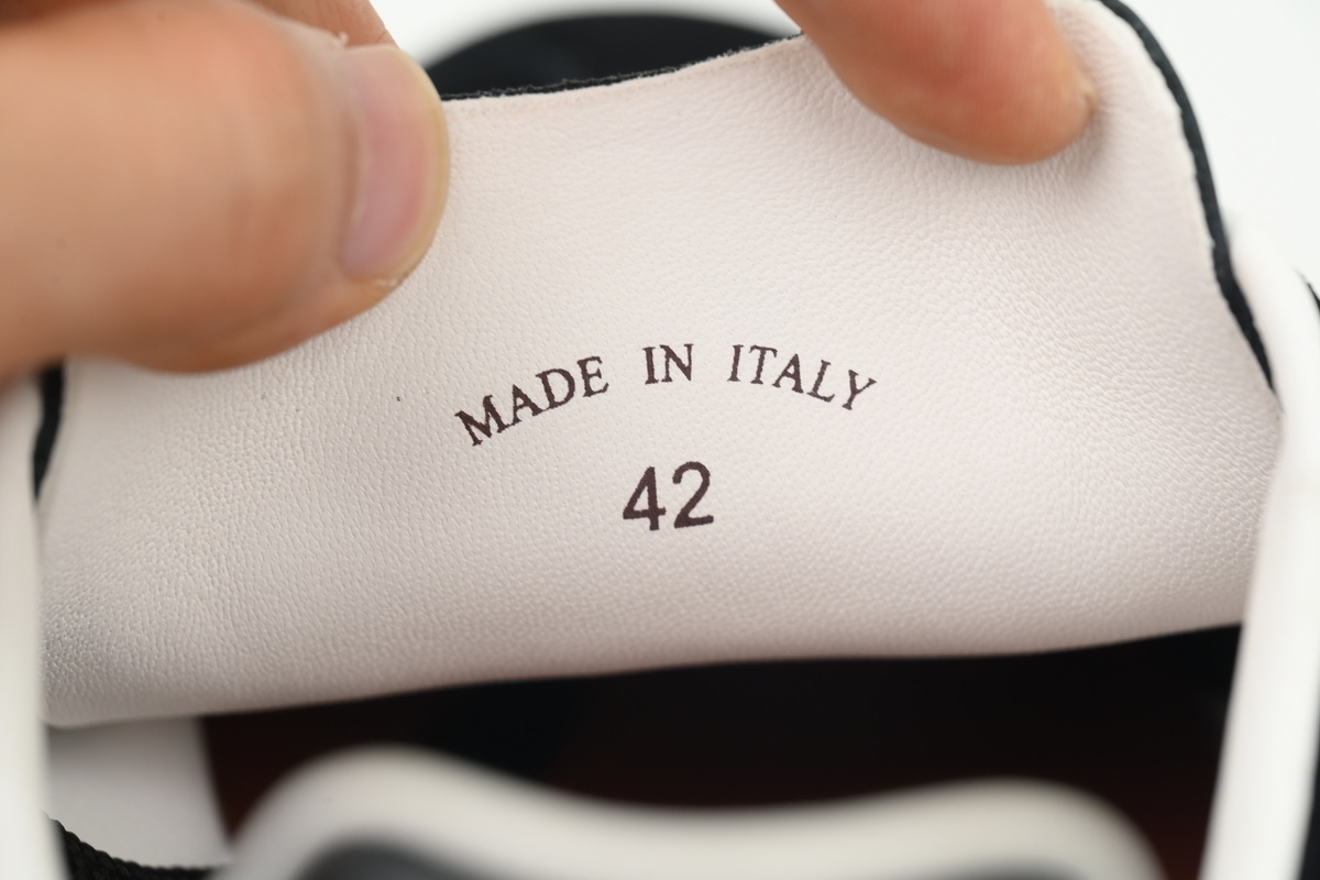 Loro Piana Tennis Walk Sneaker Suede Calf Split Black And Gray