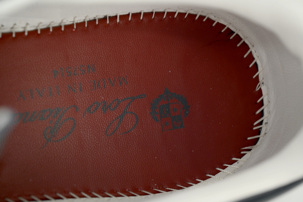 Loro Piana Tennis Walk Sneaker Suede Calf Split Slate Blue