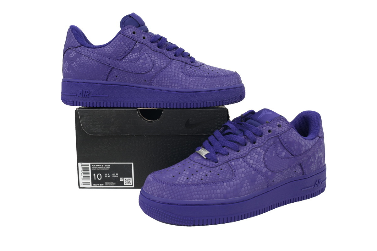 Nike Kobe Bryant x Air Force 1 Low Court Purple IB0018-500